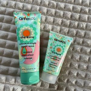Amika The Kure Repair Mask Duo, Home and Travel set